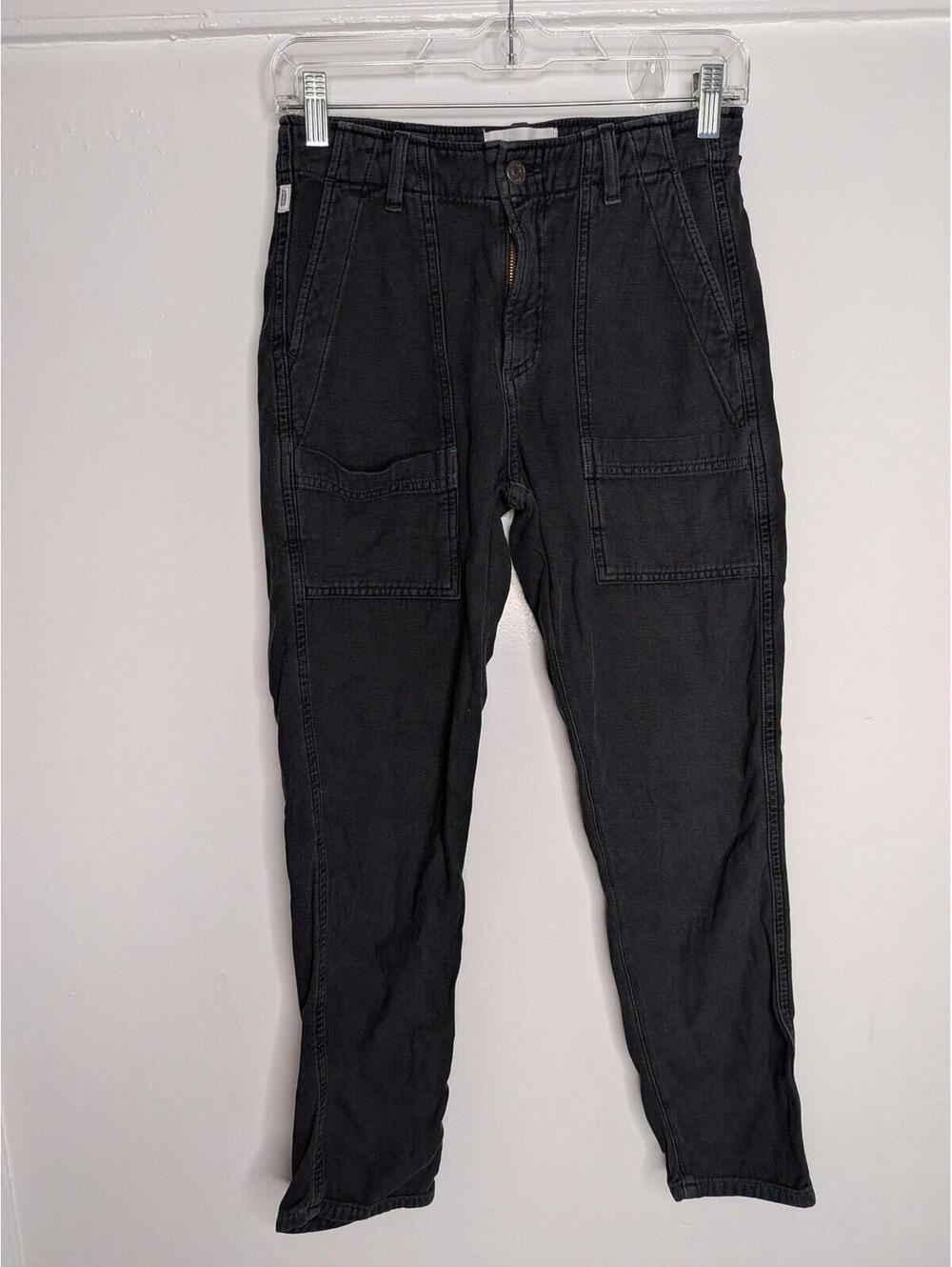 Citizens Of Humanity Chelsea Jeans Womens 23 Charcoal Relaxed Tapered Denim